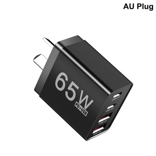 65W Fast Charger 4 Ports PD USB Type C Quick Charge Wall Phone Charger Adapter - Zdjęcie 16 z 24