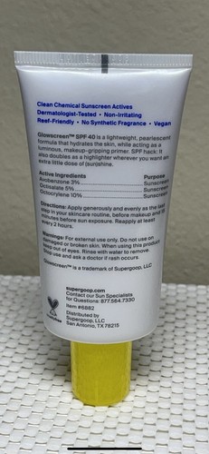 SUPERGOOP Glow Screen SPF 40 (sunrise) 1.7 oz Exp. 03/2025 - Picture 2 of 3