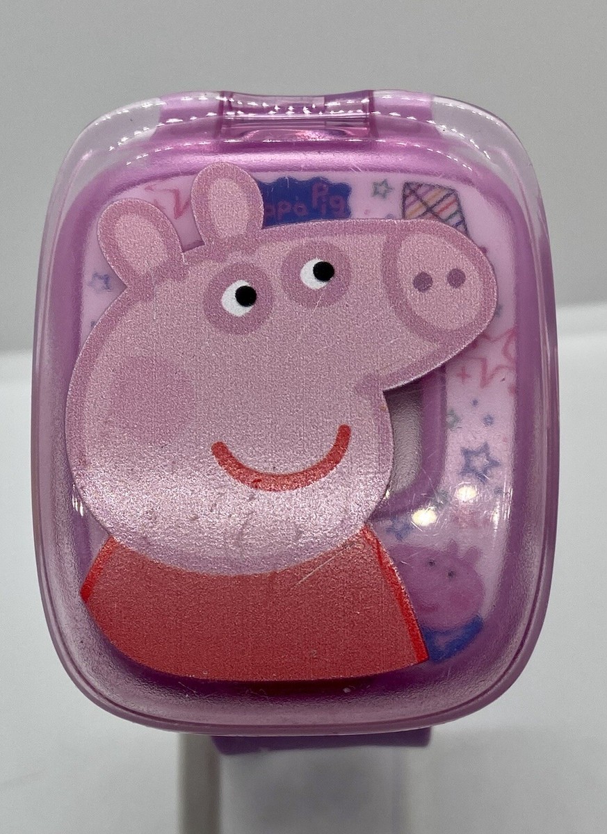 VTECH PEPPA PIG Learning Toy Watch Pink Kids/Girls HAS Sound Games Cute  Works