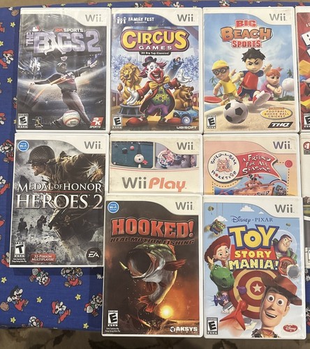 Lote De 10 Juegos NES Nintendo Wii En Estuches Sin Manuales Probados Toy Story Circus - Imagen 4 de 5
