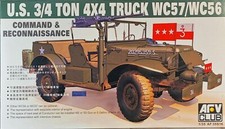 AF35S16 AFV Club U.S. ¾ ton 4x4 Truck WC57 / WC56 command car Bausatz 1:35