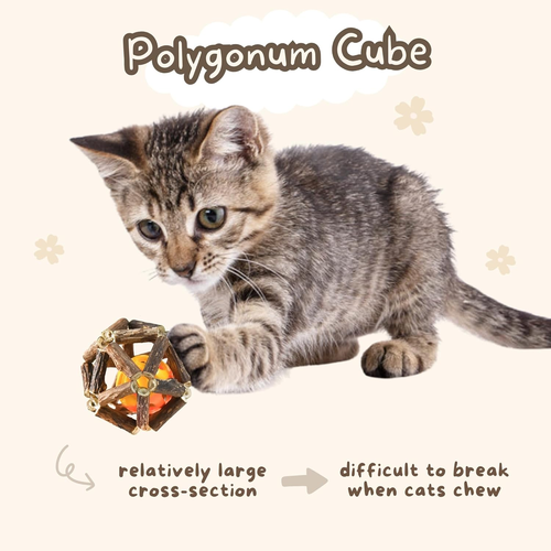 Catnip Toys - 2 Pcs Natural Cat Chew Nip Balls, Indoor Cat Enrichment Toys, Hand - 第 7/7 張圖片