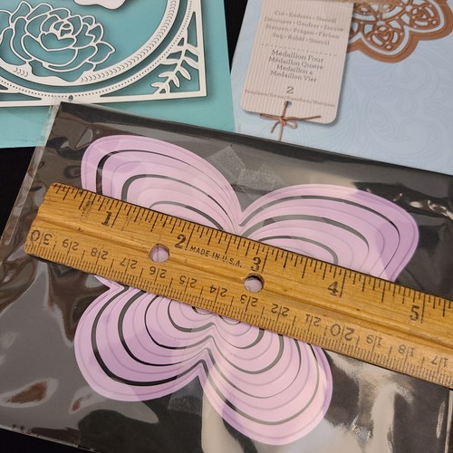 Lot Metal Cutting Dies Sizzix Thinlits Butterfly Noric Xmas Rose Frame Flower - Picture 11 of 20