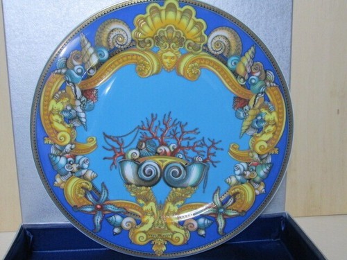 Versace Rosenthal Plate La Mer 31cm Discontinued Porcelain Made in Germany