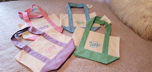 Trader Joe's Mini Beuteltasche Tasche - Canvas Pastell - * Wählen Sie eine" - Bild 1 von 9