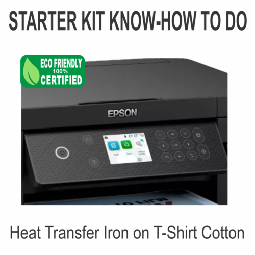 Epson Printer with dye InkJet for Iron Transfer Print T-Shirt Start Bundle - Picture 2 of 5