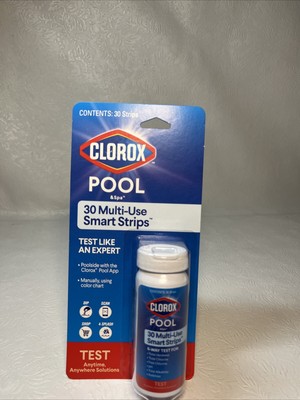 Clorox Pool & Spa Multi-Use Smart Test Strips 30 Strips 6 Way Testing