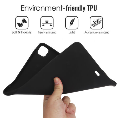 For iPad 5/6/7/8/9/10th Mini Air 5 Pro TPU Soft Silicone Case Slim Cover Skin - Picture 19 of 57