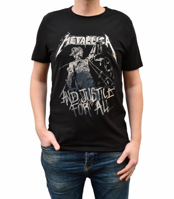OFFICIAL! Metallica /'And Justice For All/' T-Shirt Black Amplified Clothing