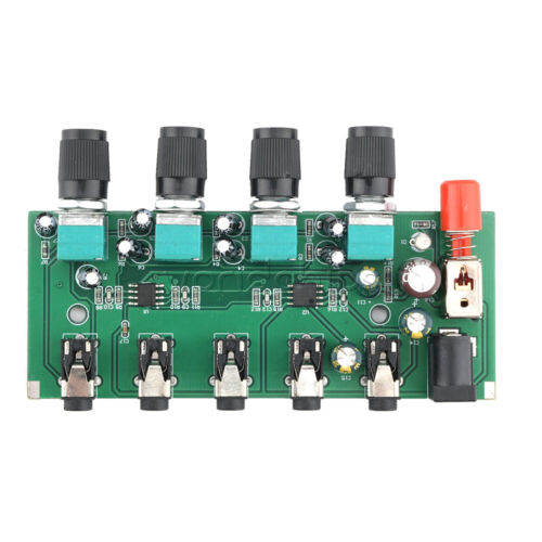 DC 5V-12V Stereo Audio Signal Mixer Board Mix 2way 4way Input 1way Output 3.5mm - Picture 6 of 20
