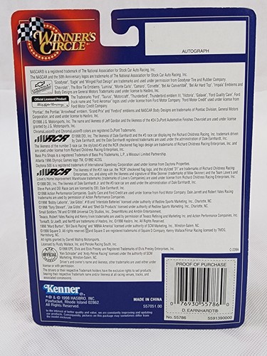 Dale Earnhardt Winner's Circle 1:64 1998 50th Anniversary Monte Carlo Fastback - Picture 2 of 3