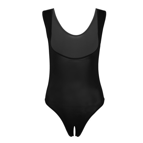Damen-Dessous ärmellos hochgeschnittener Tanga Trikot schrittweise Unterwäsche Body - Bild 18 von 39
