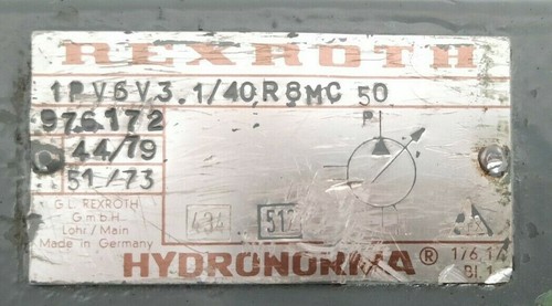 Pompa idraulica Rexroth 1PV6V 3.1/40 R8MC50 1PV6V3-3x/40 pompa a celle a battente NUOVO - Foto 3 di 4