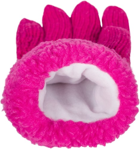 Guantes de punto para invierno de las damas con estampado de perlas, termopolar, - Imagen 22 de 52