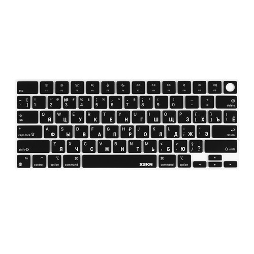 XSKN Russian Keyboard Cover Skin for 2021-2024 Macbook Pro 14.2/Macbook Pro 16.2 - 第 1/18 張圖片