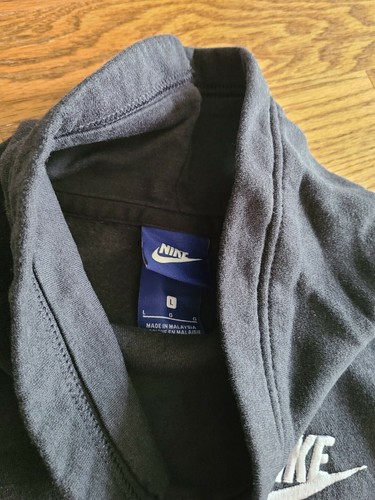 Nike Running Athletic Sweatshirt Jacket Top Girl's Size L Black EUC - Picture 4 of 6