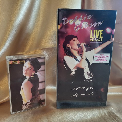 Debbie Gibson Anything is Possible Cassette/Live VHS Limited Edition Box SS/VG - Picture 4 of 20