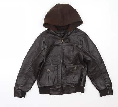 Urban Republic Mädchen braune Jacke Mantel Größe 7 Jahre