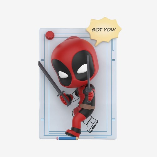 Figura POPMART Marvel Serie Deadpool Nuevo Juguete Caja Ciega Figura - Imagen 8 de 16