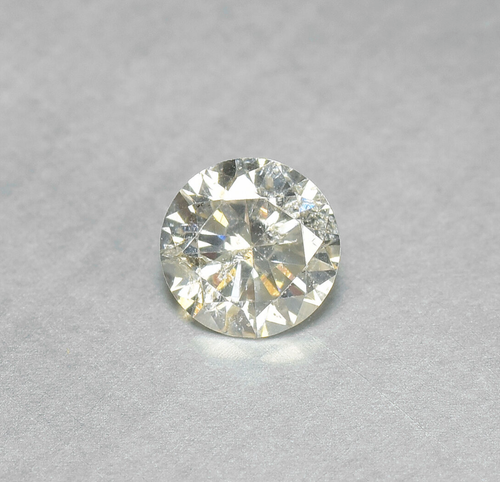 0.19 Cts Untreated Diamond Brilliant Cut Grey 100% Natural Loose Diamond