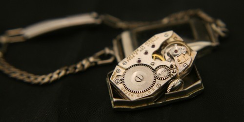 Vintage 1929 Ladies' Swiss 15J Gruen Guild A white gold filled wristwatch, runs - Picture 5 of 10