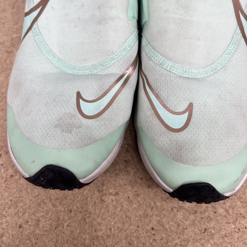 USED sz 5Y YOUTH React Flow Mint Foam Canyon Purple Shoes DD3724-300 - Picture 3 of 11