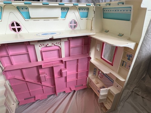 Vintage 1993 Fisher Price Loving Family Dream Folding Doll House 4600 - Foto 15 di 18