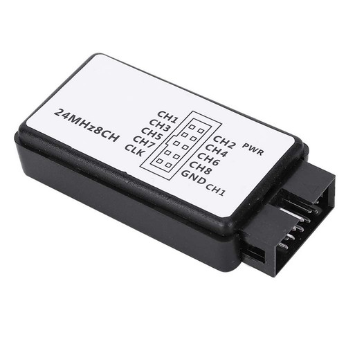 USB Logic Analyzer Device Digital Pocket Size 8 Channel Input Memory 24MHz New - Picture 7 of 13