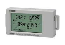 Onset HOBO UX120-014M 4-Channel Thermocouple Data Logger w/ LCD Display