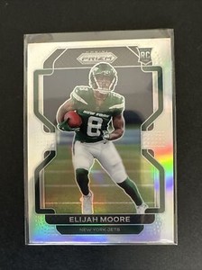 2021 Panini Prizm - Rookie Variation Silver Prizm #V-346 Elijah Moore (RC)