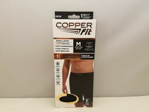 Copper Fit Mens Base Layer Compression Shorts