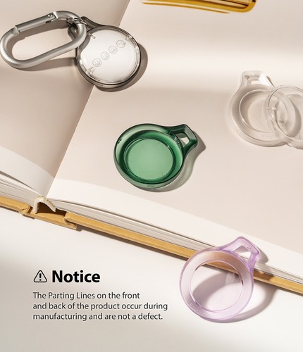 Für Apple AirTag Schlüsselanhänger Hülle | Ringke [Slim] Leicht Solide PC Klar Cover - Bild 66 von 66