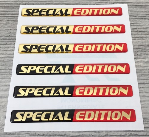 Special Edition GOLD 3d emblem decal sticker car tuning - Picture 3 of 3
