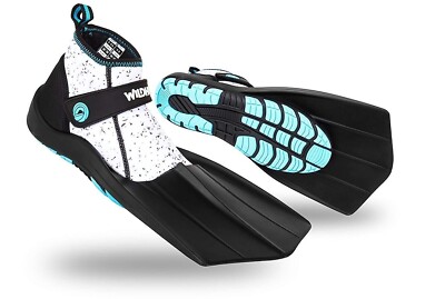 Seaview 180 Topside Snorkel Fins - Compact Travel Swim Fins for Touth & Women