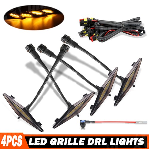 4PCS Amber LEDs Raptor Lights For Toyota Four Runner TRD Pro Grille 2014-2021 - Bild 15 von 23