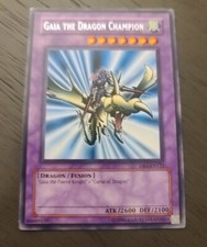Yu-Gi-Oh! Gaia the Dragon Champion DB1-EN122 Rare Fusion Monster LP Vintage TCG