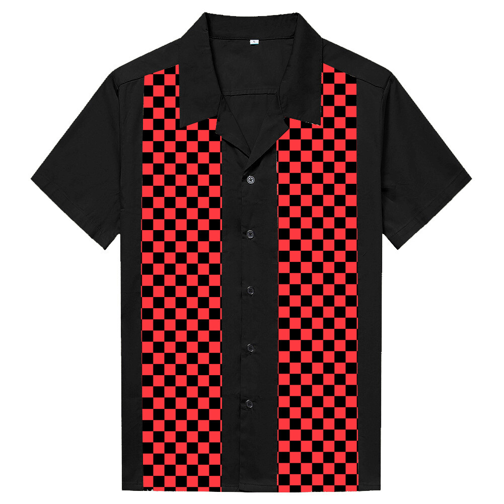 トップス LAD MUSICIAN SHORT SLEEVE BOWLING SHIRT Amazon.com: Men's Vintage Bowling Shirt 1950s Retro