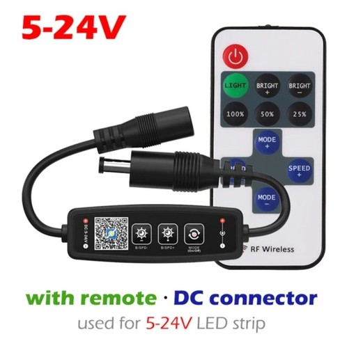 LED strip controller 11key APP Button Remote control For Single color Tape Light - Picture 2 of 10