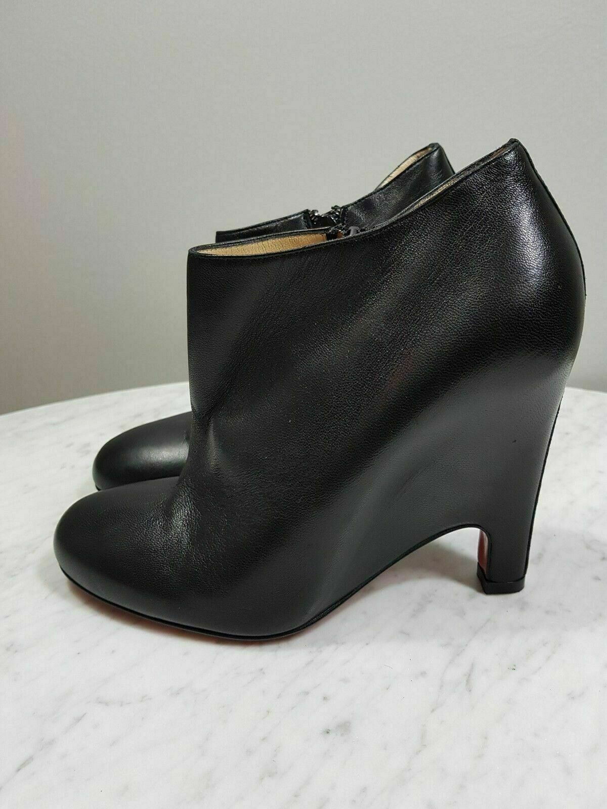 Zapatos De Cuero Christian Louboutin Sz 36.5 mujeres Morphing Cuña botas PVP 1400 Zapatos mujeres De Cuero Christian Louboutin Sz 36.5 mujeres Zapatos Morphing Cuña botas PVP 1400 20bae3