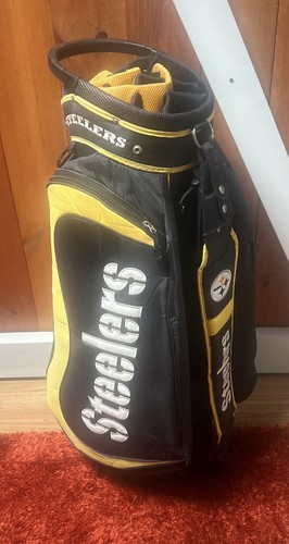 Pittsburgh Steelers NFL Licensed 15-way Cart Single Strap Carry Golf Club Bag - Picture 3 of 12
