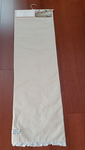 Cupcakes and Cashmere 14"x48" EYELET EASTER EGGS TABLE RUNNER Natural/White NEW - Picture 2 of 4