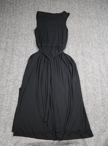 Vestido Ashley Stewart Mujer 14/16W Maxi Aberturas Laterales Bolsillos Elastizado Jersey Boho - Imagen 18 de 20