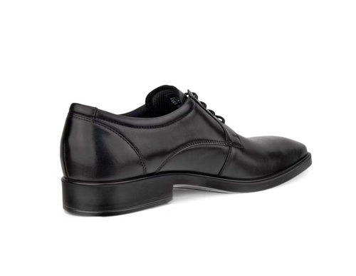 Men's Ecco Metropole Milan Leather Derby Shoe Black 523314 01001 - Picture 3 of 6