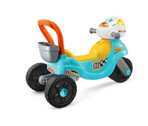 VTech 3-in-1 Step & Roll Motorbike – Interactive Baby & Toddler Ride-On Toy* - Picture 4 of 6