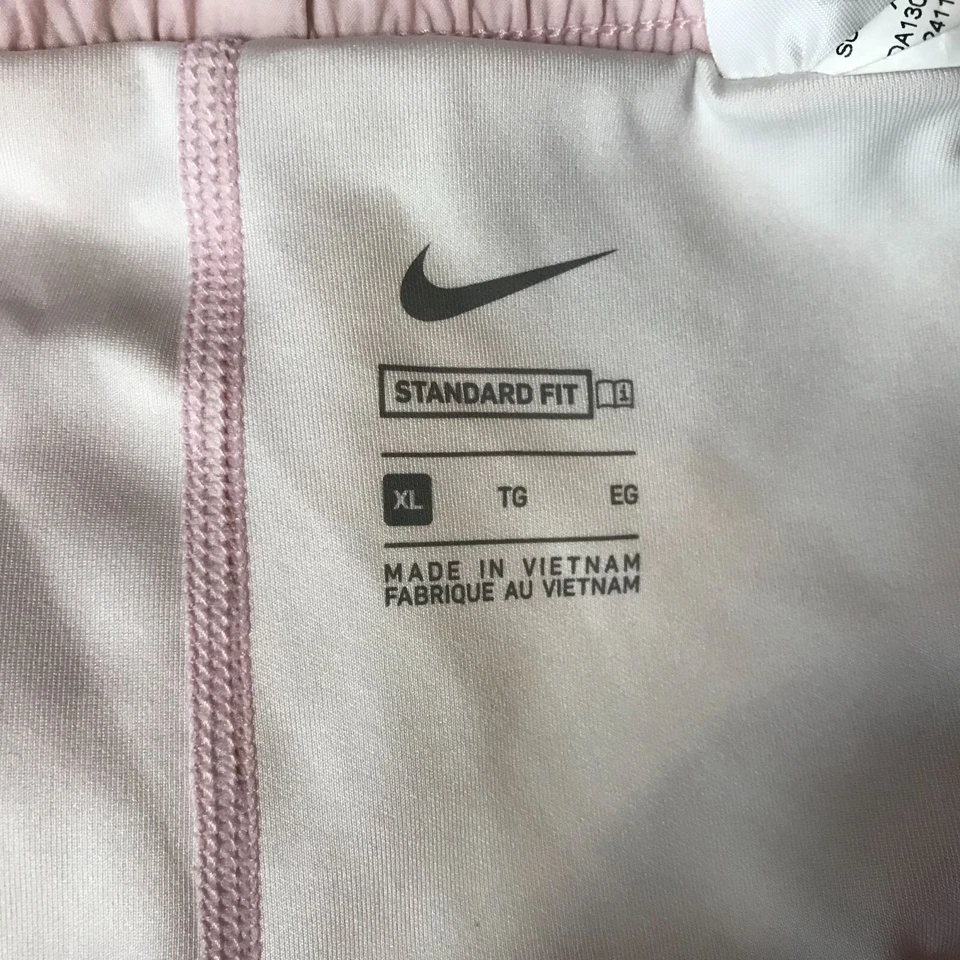 NIKE - ДЕВОЧЕК XL - РОЗОВЫЙ 100% НЕЙЛОНА СТАНДАРТНЫЙ КРОЙ ПОДПОЯСАННЫЙ 2 В 1 ШОРТЫ - DA1302-663 - Изображение 3 из 4