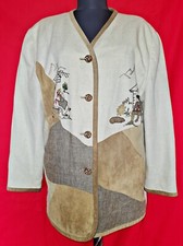 VINTAGE MEICO TRACHTEN TYROL OKTOBERFEST DIRNDL WOMENS JACKET COAT US 14 EU 42