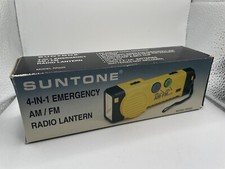 Vintage Suntone 4-In-1 Emergency AM/FM Radio Lantern BRAND NEW