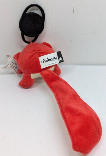 Neopets Red Meerca 2005 Mcdonalds Plush W/ Tag Mini Squirrel - Picture 5 of 14