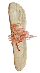 Wall Hanging Driftwood Wire Tree Sculpture Copper Home Decor Modern Image Is Loading Wall Hanging Driftwood Wire Tree Sculpture Copper Home