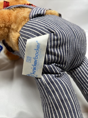 Vintage Union Pacific RR Plush Stuffed Animal Dog, Knickerbocker 15” W/ Tag - Picture 4 of 12